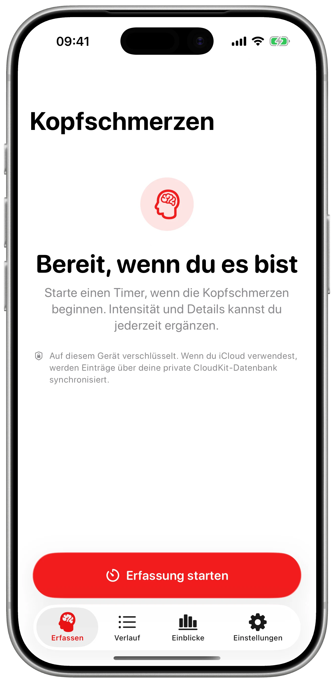 Bereit, wenn es beginnt in Cefalea für iPhone