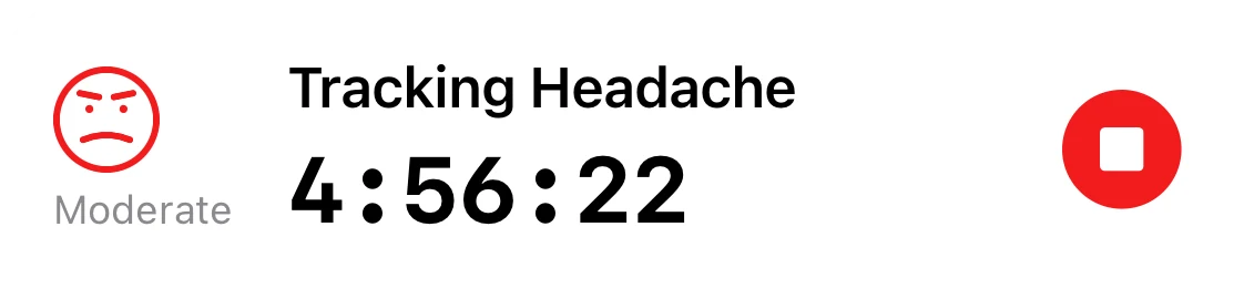 Die Episode auf dem Sperrbildschirm in Cefalea für iPhone